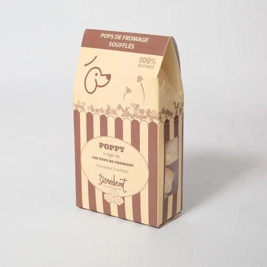 POPPY - Pop's de fromage soufflés 35g pour chien - Toutoustore 